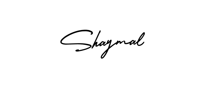 Shaymal stylish signature style. Best Handwritten Sign (AmerikaSignatureDemo-Regular) for my name. Handwritten Signature Collection Ideas for my name Shaymal. Shaymal signature style 3 images and pictures png
