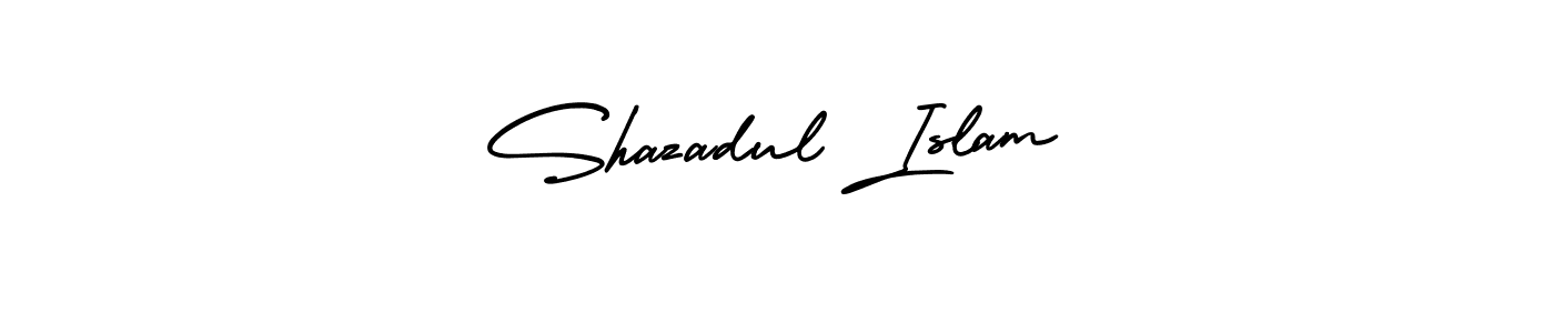 Similarly AmerikaSignatureDemo-Regular is the best handwritten signature design. Signature creator online .You can use it as an online autograph creator for name Shazadul Islam. Shazadul Islam signature style 3 images and pictures png