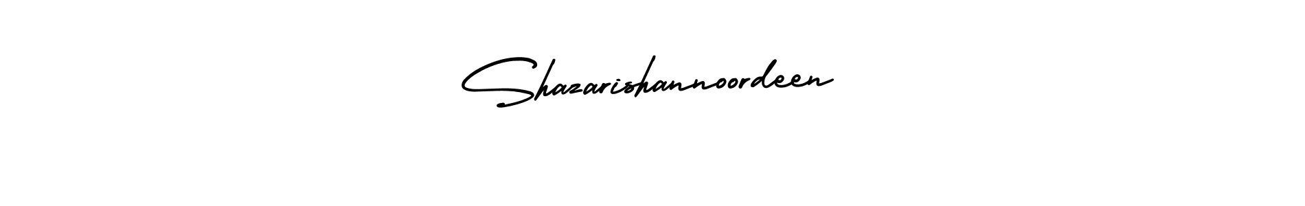 This is the best signature style for the Shazarishannoordeen name. Also you like these signature font (AmerikaSignatureDemo-Regular). Mix name signature. Shazarishannoordeen signature style 3 images and pictures png