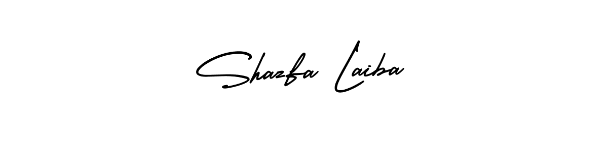 Similarly AmerikaSignatureDemo-Regular is the best handwritten signature design. Signature creator online .You can use it as an online autograph creator for name Shazfa Laiba. Shazfa Laiba signature style 3 images and pictures png