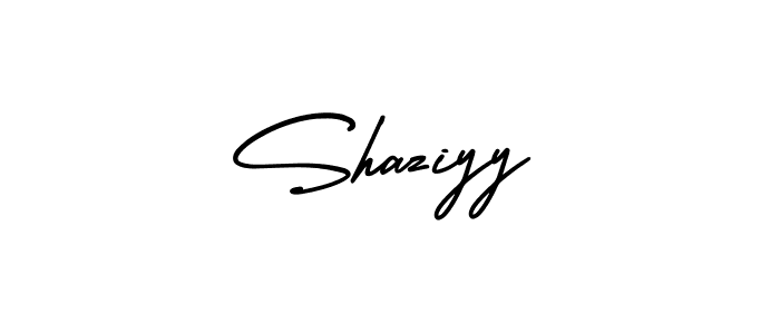 It looks lik you need a new signature style for name Shaziyy. Design unique handwritten (AmerikaSignatureDemo-Regular) signature with our free signature maker in just a few clicks. Shaziyy signature style 3 images and pictures png