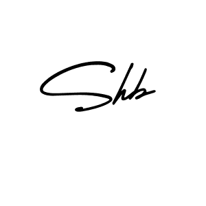 How to Draw Shb signature style? AmerikaSignatureDemo-Regular is a latest design signature styles for name Shb. Shb signature style 3 images and pictures png