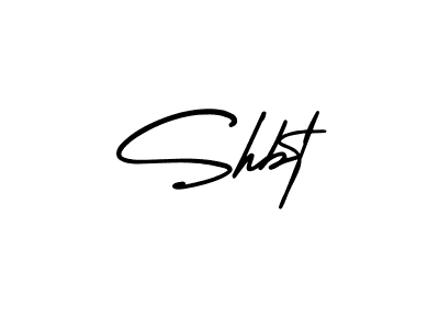 Make a beautiful signature design for name Shbt. Use this online signature maker to create a handwritten signature for free. Shbt signature style 3 images and pictures png