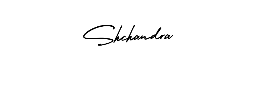 The best way (AmerikaSignatureDemo-Regular) to make a short signature is to pick only two or three words in your name. The name Shchandra include a total of six letters. For converting this name. Shchandra signature style 3 images and pictures png