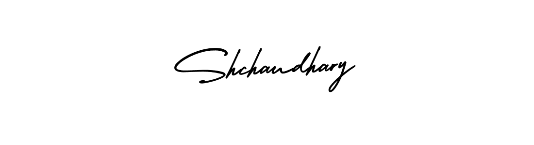 Shchaudhary stylish signature style. Best Handwritten Sign (AmerikaSignatureDemo-Regular) for my name. Handwritten Signature Collection Ideas for my name Shchaudhary. Shchaudhary signature style 3 images and pictures png