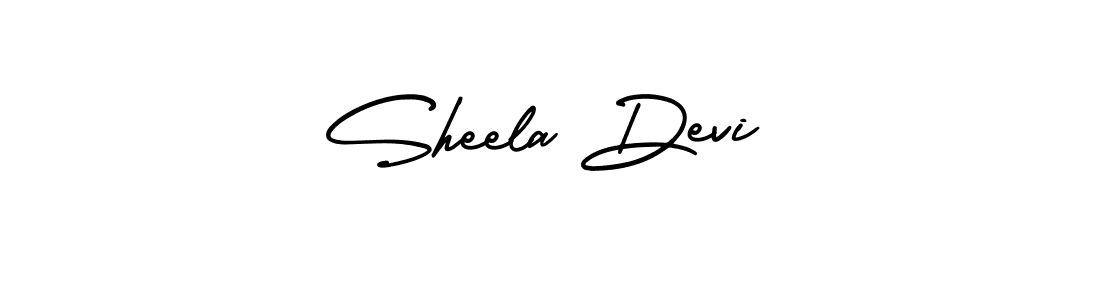 Use a signature maker to create a handwritten signature online. With this signature software, you can design (AmerikaSignatureDemo-Regular) your own signature for name Sheela Devi. Sheela Devi signature style 3 images and pictures png