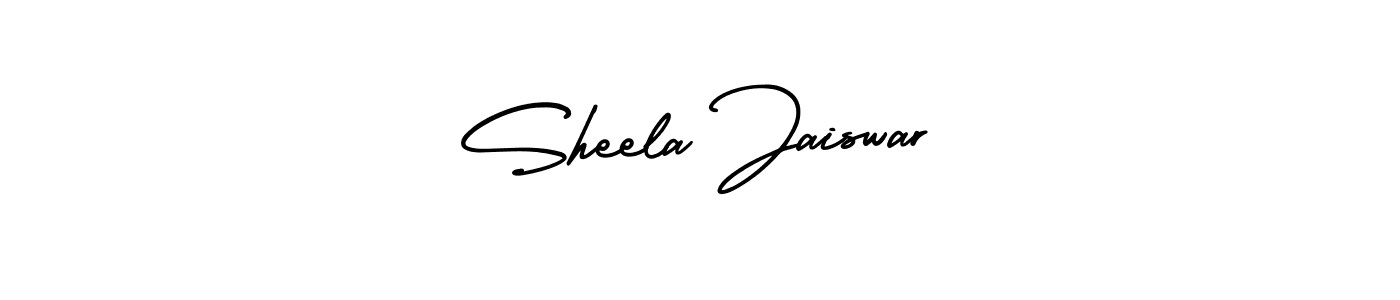Design your own signature with our free online signature maker. With this signature software, you can create a handwritten (AmerikaSignatureDemo-Regular) signature for name Sheela Jaiswar. Sheela Jaiswar signature style 3 images and pictures png