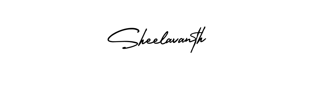 Create a beautiful signature design for name Sheelavanth. With this signature (AmerikaSignatureDemo-Regular) fonts, you can make a handwritten signature for free. Sheelavanth signature style 3 images and pictures png