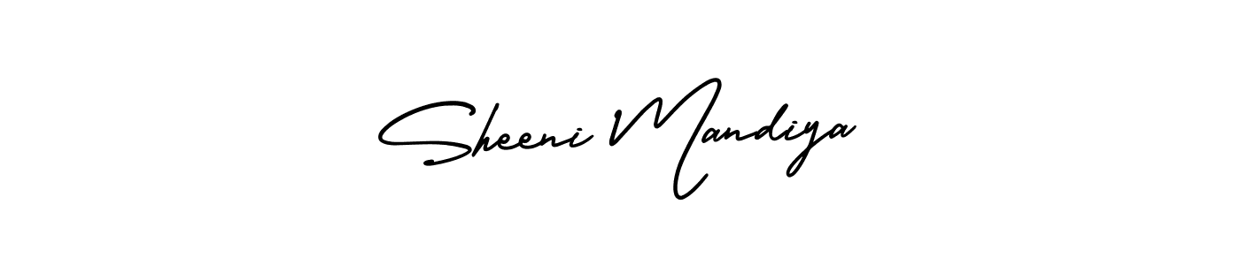 Design your own signature with our free online signature maker. With this signature software, you can create a handwritten (AmerikaSignatureDemo-Regular) signature for name Sheeni Mandiya. Sheeni Mandiya signature style 3 images and pictures png