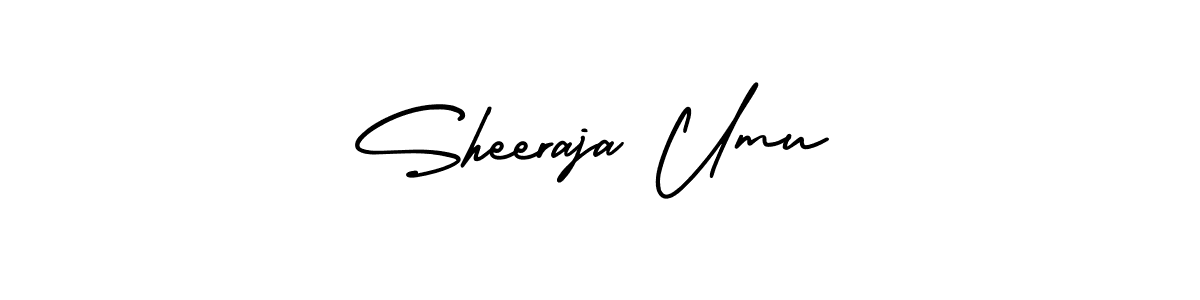 Also we have Sheeraja Umu name is the best signature style. Create professional handwritten signature collection using AmerikaSignatureDemo-Regular autograph style. Sheeraja Umu signature style 3 images and pictures png