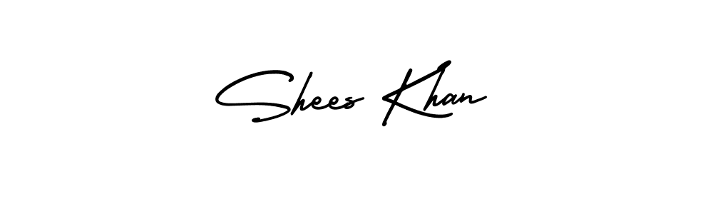 Shees Khan stylish signature style. Best Handwritten Sign (AmerikaSignatureDemo-Regular) for my name. Handwritten Signature Collection Ideas for my name Shees Khan. Shees Khan signature style 3 images and pictures png