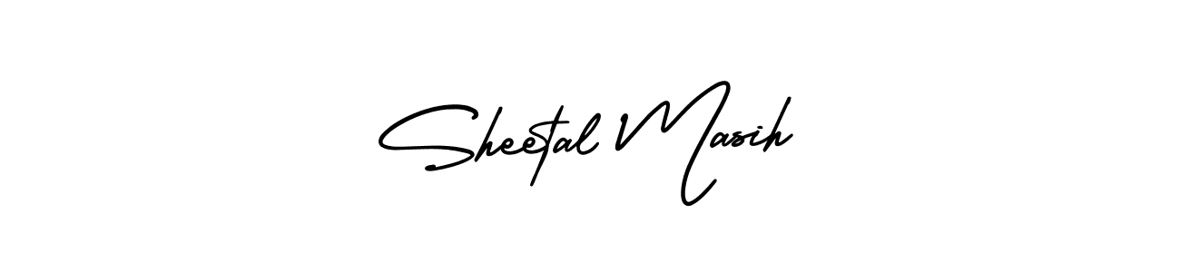 Make a beautiful signature design for name Sheetal Masih. With this signature (AmerikaSignatureDemo-Regular) style, you can create a handwritten signature for free. Sheetal Masih signature style 3 images and pictures png