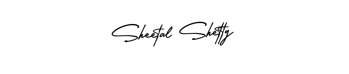 The best way (AmerikaSignatureDemo-Regular) to make a short signature is to pick only two or three words in your name. The name Sheetal Shetty include a total of six letters. For converting this name. Sheetal Shetty signature style 3 images and pictures png