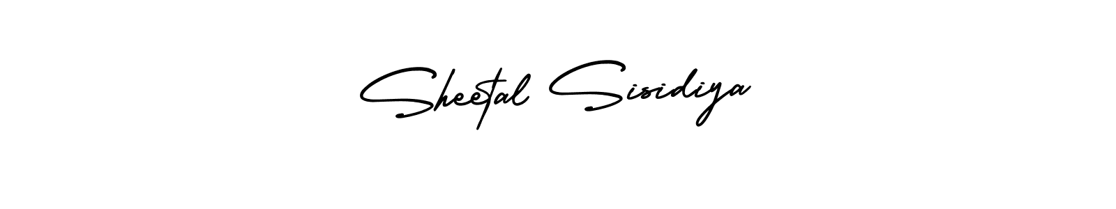 Make a beautiful signature design for name Sheetal Sisidiya. Use this online signature maker to create a handwritten signature for free. Sheetal Sisidiya signature style 3 images and pictures png