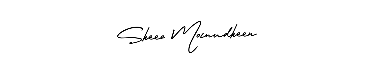 It looks lik you need a new signature style for name Sheez Moinudheen. Design unique handwritten (AmerikaSignatureDemo-Regular) signature with our free signature maker in just a few clicks. Sheez Moinudheen signature style 3 images and pictures png