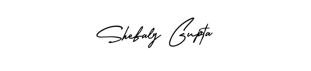 It looks lik you need a new signature style for name Shefaly Gupta. Design unique handwritten (AmerikaSignatureDemo-Regular) signature with our free signature maker in just a few clicks. Shefaly Gupta signature style 3 images and pictures png