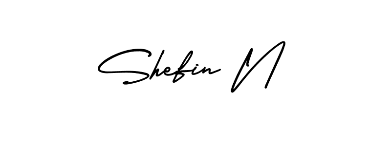 if you are searching for the best signature style for your name Shefin N. so please give up your signature search. here we have designed multiple signature styles  using AmerikaSignatureDemo-Regular. Shefin N signature style 3 images and pictures png