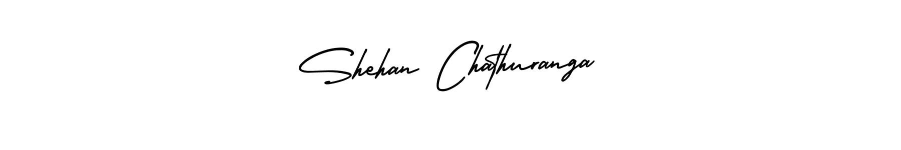 The best way (AmerikaSignatureDemo-Regular) to make a short signature is to pick only two or three words in your name. The name Shehan Chathuranga include a total of six letters. For converting this name. Shehan Chathuranga signature style 3 images and pictures png