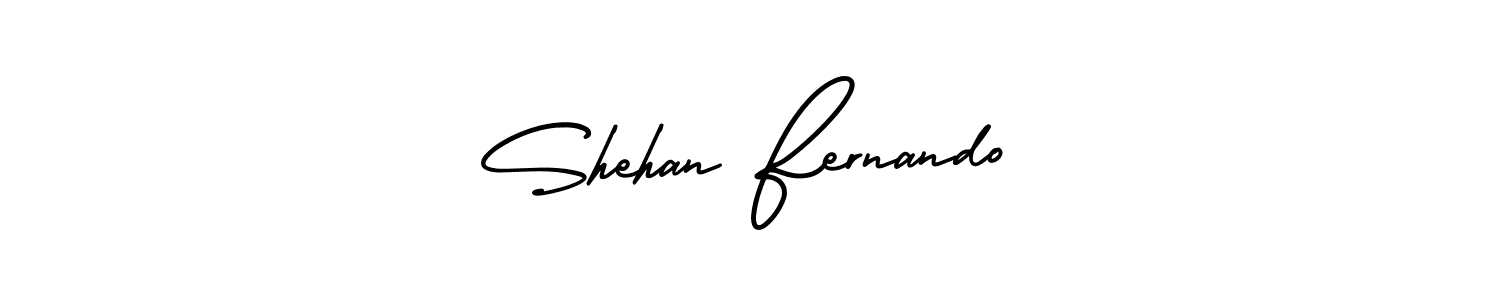 Use a signature maker to create a handwritten signature online. With this signature software, you can design (AmerikaSignatureDemo-Regular) your own signature for name Shehan Fernando. Shehan Fernando signature style 3 images and pictures png