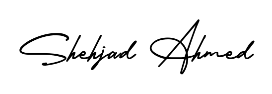 How to Draw Shehjad Ahmed signature style? AmerikaSignatureDemo-Regular is a latest design signature styles for name Shehjad Ahmed. Shehjad Ahmed signature style 3 images and pictures png