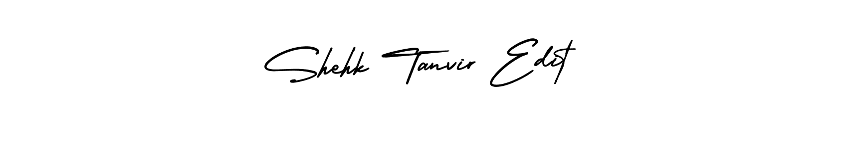 Shehk Tanvir Edit stylish signature style. Best Handwritten Sign (AmerikaSignatureDemo-Regular) for my name. Handwritten Signature Collection Ideas for my name Shehk Tanvir Edit. Shehk Tanvir Edit signature style 3 images and pictures png