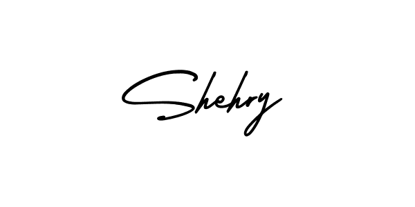 Use a signature maker to create a handwritten signature online. With this signature software, you can design (AmerikaSignatureDemo-Regular) your own signature for name Shehry. Shehry signature style 3 images and pictures png