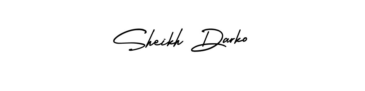 It looks lik you need a new signature style for name Sheikh Darko. Design unique handwritten (AmerikaSignatureDemo-Regular) signature with our free signature maker in just a few clicks. Sheikh Darko signature style 3 images and pictures png