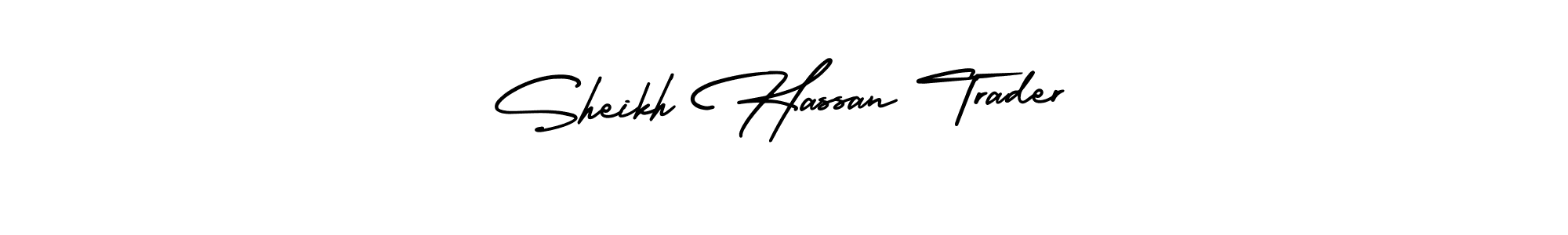 See photos of Sheikh Hassan Trader official signature by Spectra . Check more albums & portfolios. Read reviews & check more about AmerikaSignatureDemo-Regular font. Sheikh Hassan Trader signature style 3 images and pictures png