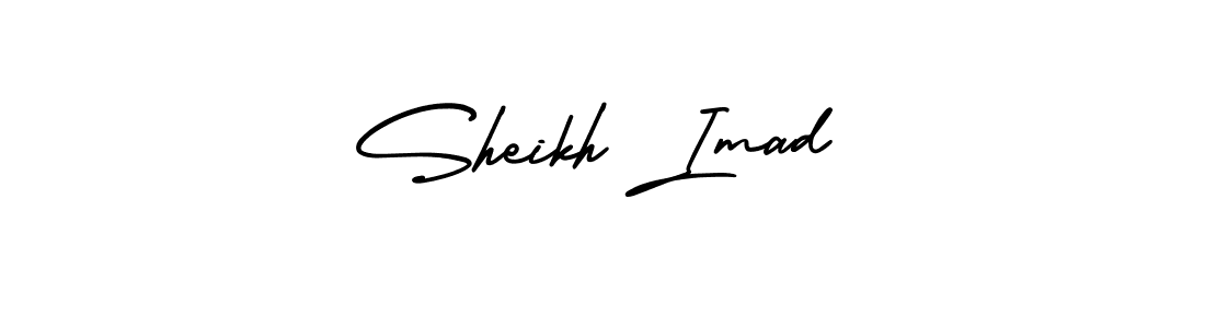 You can use this online signature creator to create a handwritten signature for the name Sheikh Imad. This is the best online autograph maker. Sheikh Imad signature style 3 images and pictures png