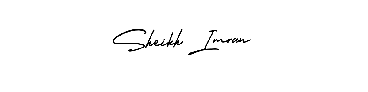 How to Draw Sheikh Imran signature style? AmerikaSignatureDemo-Regular is a latest design signature styles for name Sheikh Imran. Sheikh Imran signature style 3 images and pictures png