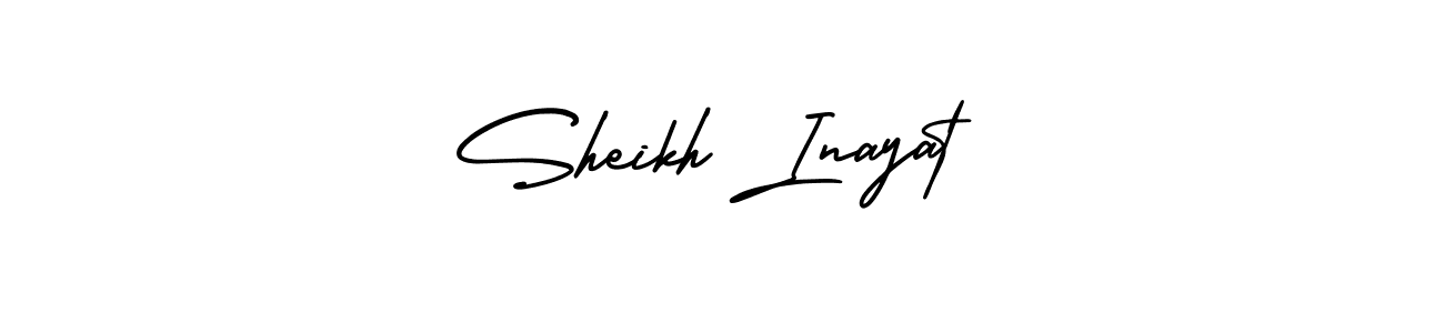 AmerikaSignatureDemo-Regular is a professional signature style that is perfect for those who want to add a touch of class to their signature. It is also a great choice for those who want to make their signature more unique. Get Sheikh Inayat name to fancy signature for free. Sheikh Inayat signature style 3 images and pictures png