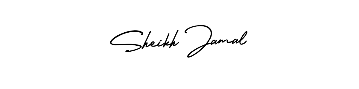 Design your own signature with our free online signature maker. With this signature software, you can create a handwritten (AmerikaSignatureDemo-Regular) signature for name Sheikh Jamal. Sheikh Jamal signature style 3 images and pictures png