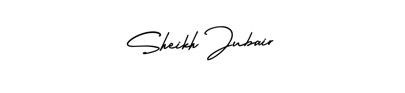 AmerikaSignatureDemo-Regular is a professional signature style that is perfect for those who want to add a touch of class to their signature. It is also a great choice for those who want to make their signature more unique. Get Sheikh Jubair name to fancy signature for free. Sheikh Jubair signature style 3 images and pictures png