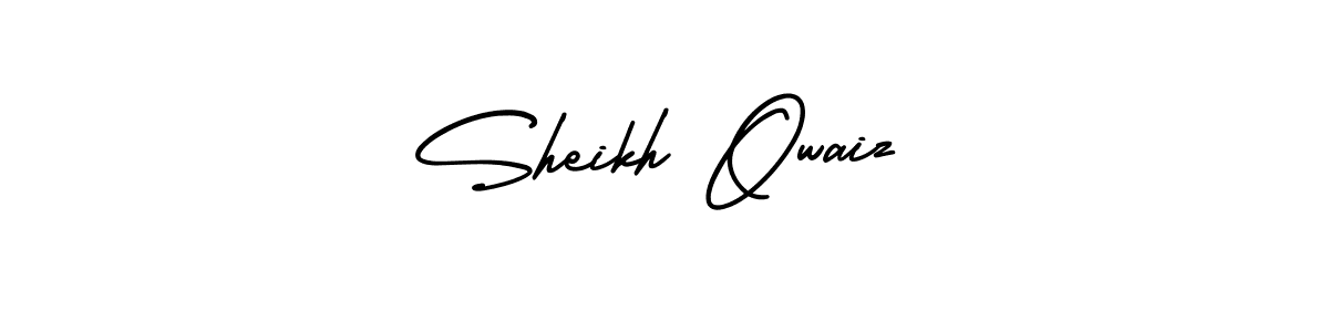Make a short Sheikh Owaiz signature style. Manage your documents anywhere anytime using AmerikaSignatureDemo-Regular. Create and add eSignatures, submit forms, share and send files easily. Sheikh Owaiz signature style 3 images and pictures png