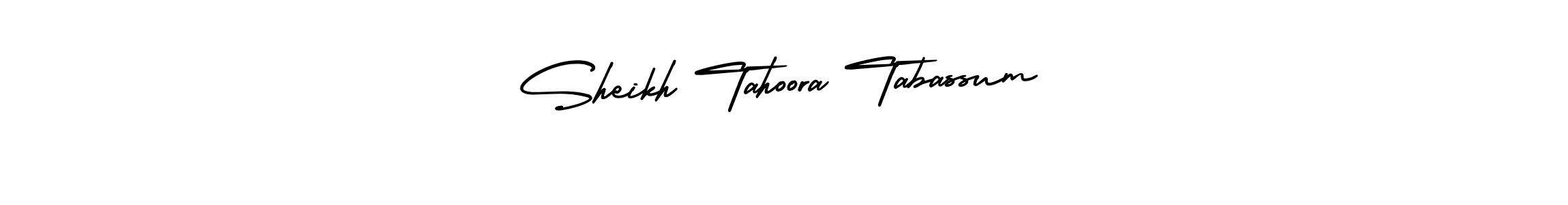 Check out images of Autograph of Sheikh Tahoora Tabassum name. Actor Sheikh Tahoora Tabassum Signature Style. AmerikaSignatureDemo-Regular is a professional sign style online. Sheikh Tahoora Tabassum signature style 3 images and pictures png