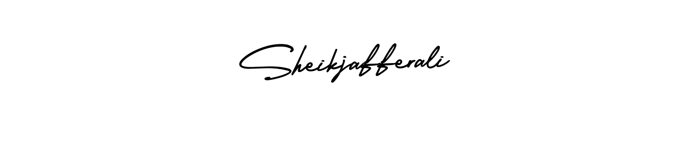 Sheikjafferali stylish signature style. Best Handwritten Sign (AmerikaSignatureDemo-Regular) for my name. Handwritten Signature Collection Ideas for my name Sheikjafferali. Sheikjafferali signature style 3 images and pictures png