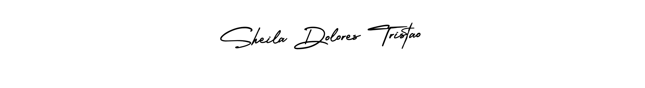 if you are searching for the best signature style for your name Sheila Dolores Tristao. so please give up your signature search. here we have designed multiple signature styles  using AmerikaSignatureDemo-Regular. Sheila Dolores Tristao signature style 3 images and pictures png