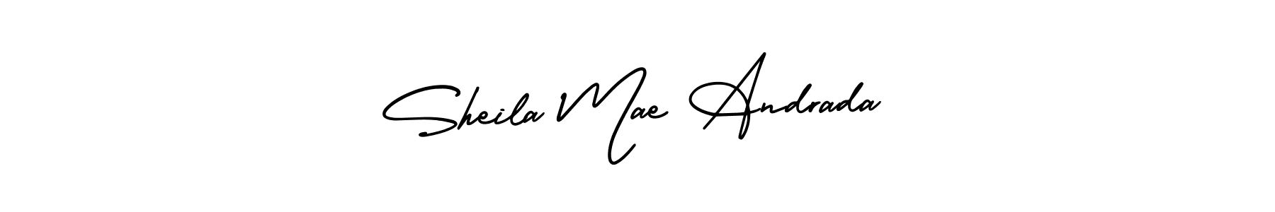 Create a beautiful signature design for name Sheila Mae Andrada. With this signature (AmerikaSignatureDemo-Regular) fonts, you can make a handwritten signature for free. Sheila Mae Andrada signature style 3 images and pictures png