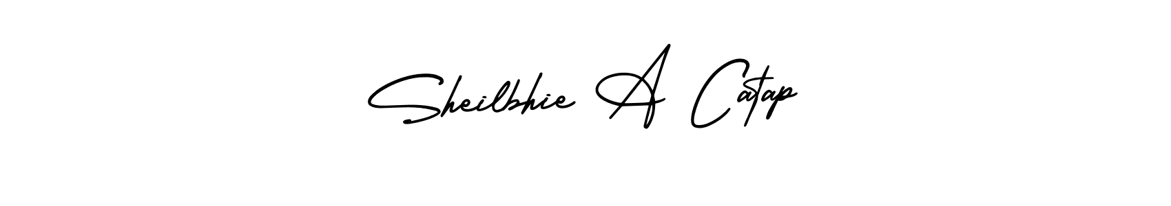 Similarly AmerikaSignatureDemo-Regular is the best handwritten signature design. Signature creator online .You can use it as an online autograph creator for name Sheilbhie A Catap. Sheilbhie A Catap signature style 3 images and pictures png