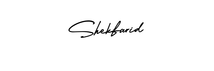 Also we have Shekfarid name is the best signature style. Create professional handwritten signature collection using AmerikaSignatureDemo-Regular autograph style. Shekfarid signature style 3 images and pictures png