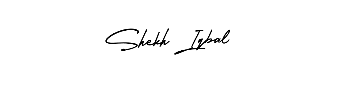 AmerikaSignatureDemo-Regular is a professional signature style that is perfect for those who want to add a touch of class to their signature. It is also a great choice for those who want to make their signature more unique. Get Shekh Iqbal name to fancy signature for free. Shekh Iqbal signature style 3 images and pictures png