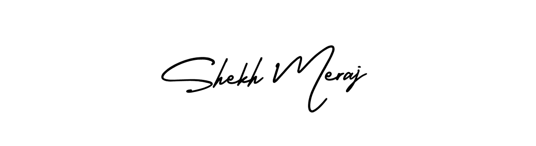 Use a signature maker to create a handwritten signature online. With this signature software, you can design (AmerikaSignatureDemo-Regular) your own signature for name Shekh Meraj. Shekh Meraj signature style 3 images and pictures png