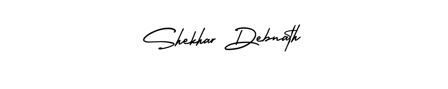 How to make Shekhar Debnath name signature. Use AmerikaSignatureDemo-Regular style for creating short signs online. This is the latest handwritten sign. Shekhar Debnath signature style 3 images and pictures png
