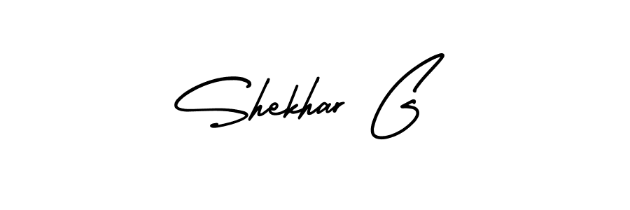 if you are searching for the best signature style for your name Shekhar G. so please give up your signature search. here we have designed multiple signature styles  using AmerikaSignatureDemo-Regular. Shekhar G signature style 3 images and pictures png