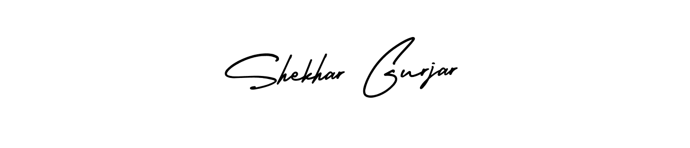 How to Draw Shekhar Gurjar signature style? AmerikaSignatureDemo-Regular is a latest design signature styles for name Shekhar Gurjar. Shekhar Gurjar signature style 3 images and pictures png