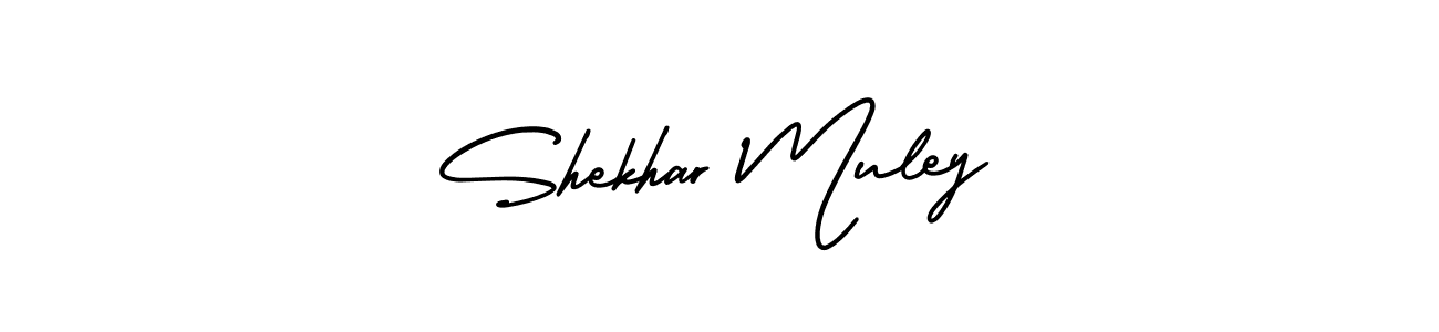 Best and Professional Signature Style for Shekhar Muley. AmerikaSignatureDemo-Regular Best Signature Style Collection. Shekhar Muley signature style 3 images and pictures png