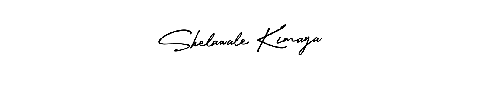 It looks lik you need a new signature style for name Shelawale Kimaya. Design unique handwritten (AmerikaSignatureDemo-Regular) signature with our free signature maker in just a few clicks. Shelawale Kimaya signature style 3 images and pictures png