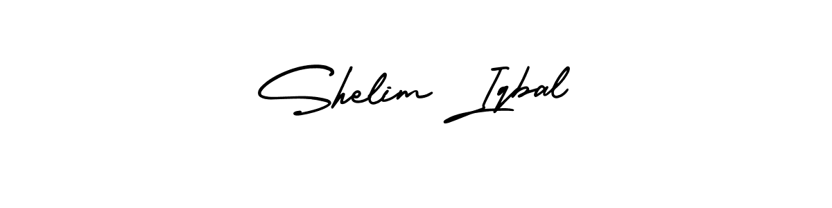 How to make Shelim Iqbal signature? AmerikaSignatureDemo-Regular is a professional autograph style. Create handwritten signature for Shelim Iqbal name. Shelim Iqbal signature style 3 images and pictures png