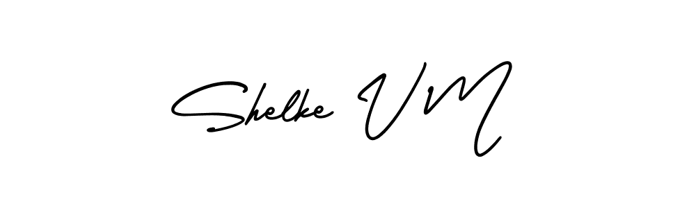 This is the best signature style for the Shelke V M name. Also you like these signature font (AmerikaSignatureDemo-Regular). Mix name signature. Shelke V M signature style 3 images and pictures png