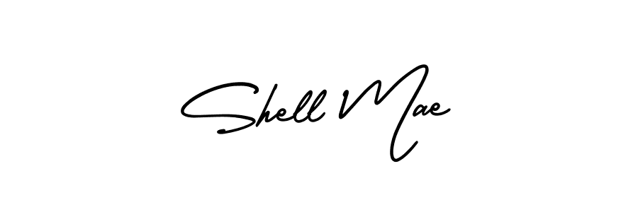 Best and Professional Signature Style for Shell Mae. AmerikaSignatureDemo-Regular Best Signature Style Collection. Shell Mae signature style 3 images and pictures png